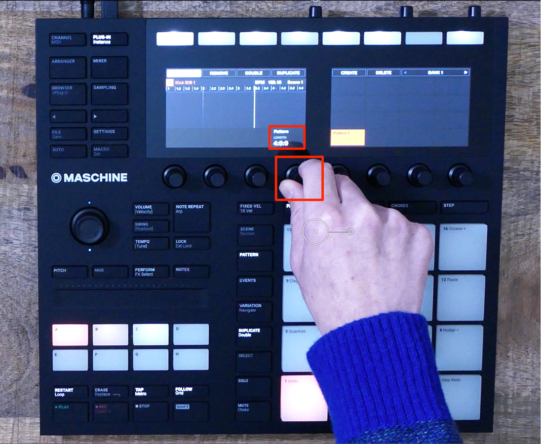 Maschine MK3 の使い方③ パターンの概要と操作