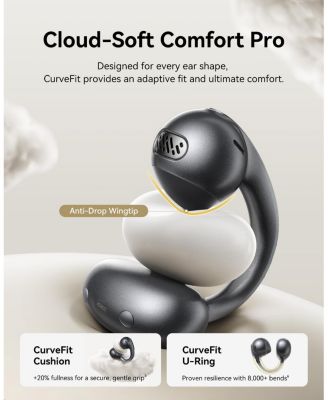 Baseus Bowie MC1 Pro Open Ear Clip-On Headphones, Hi-Res LDAC