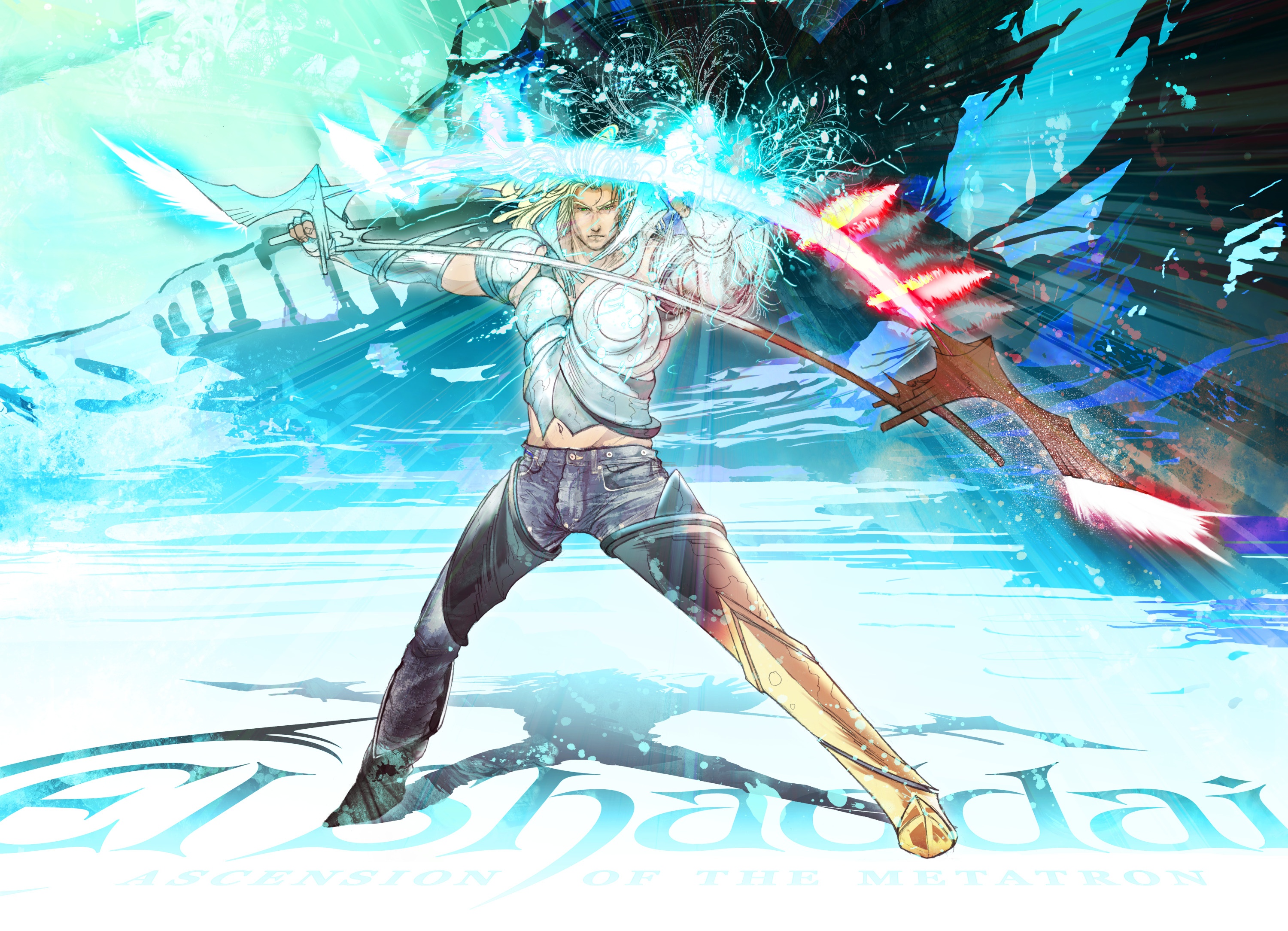 非売品】エルシャダイ El Shaddai イーノック B2 ポスター ①