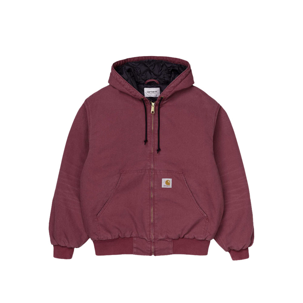 Carhartt Wip Og Active Jacket Dusty Fuchsia Aged Canvas 1027360-1