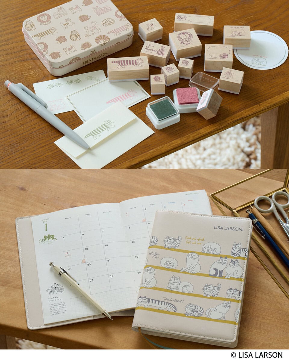 リサ・ラーソンの「木製スタンプ＆2026年手帳」が可愛すぎた…！コラボ