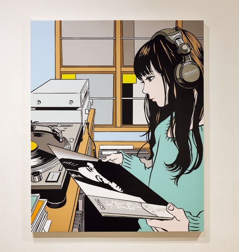 江口寿史 版画 カイカイキキ 直筆サインシリアル村上隆シルク