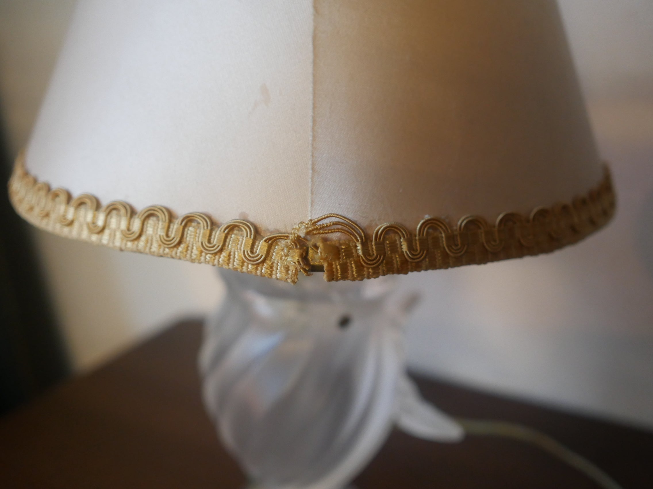 ○激レア LALIQUE Mésanges ラリック クリスタル テーブルランプ