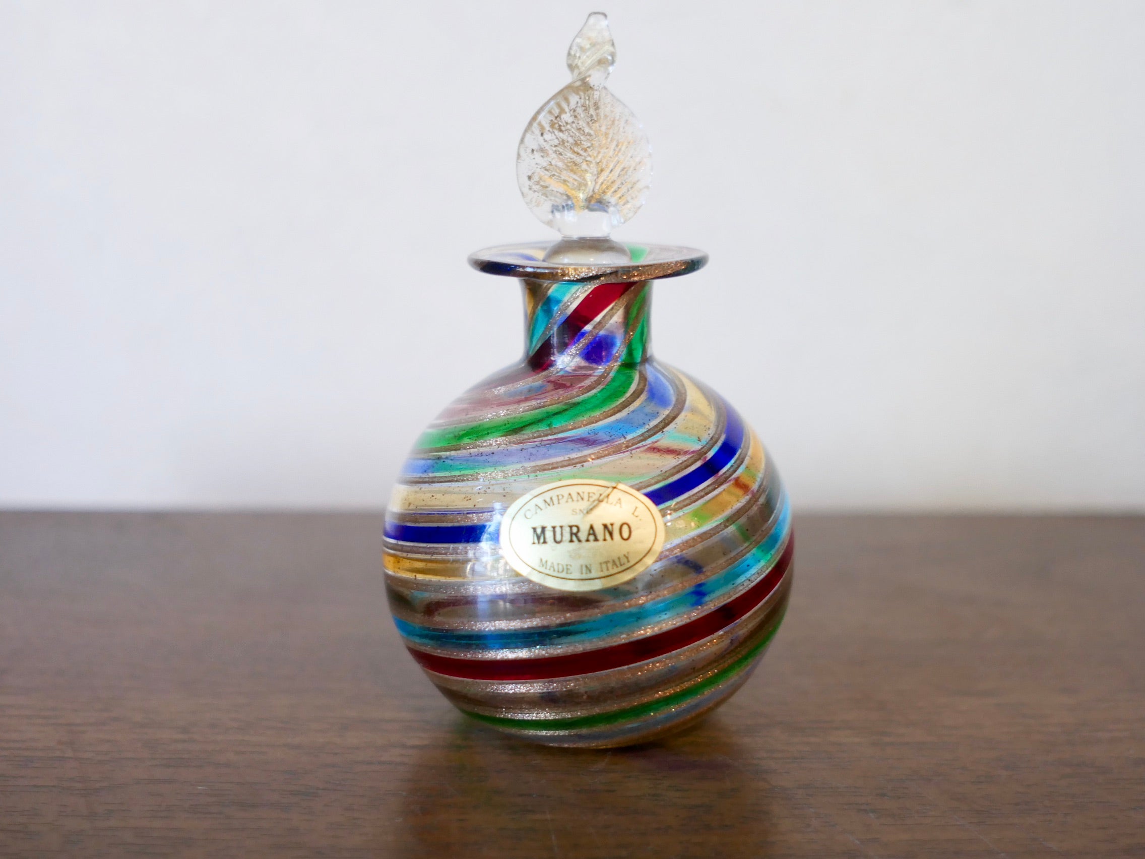 Murano Glass ムラノ カット 大型 花瓶 Murano Glass ムラノ カット