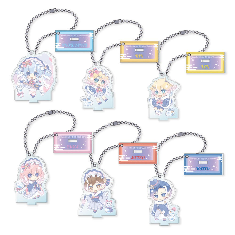 雪ミク アクリルキーホルダー 雪ミク2025～Crystal～】アクリル