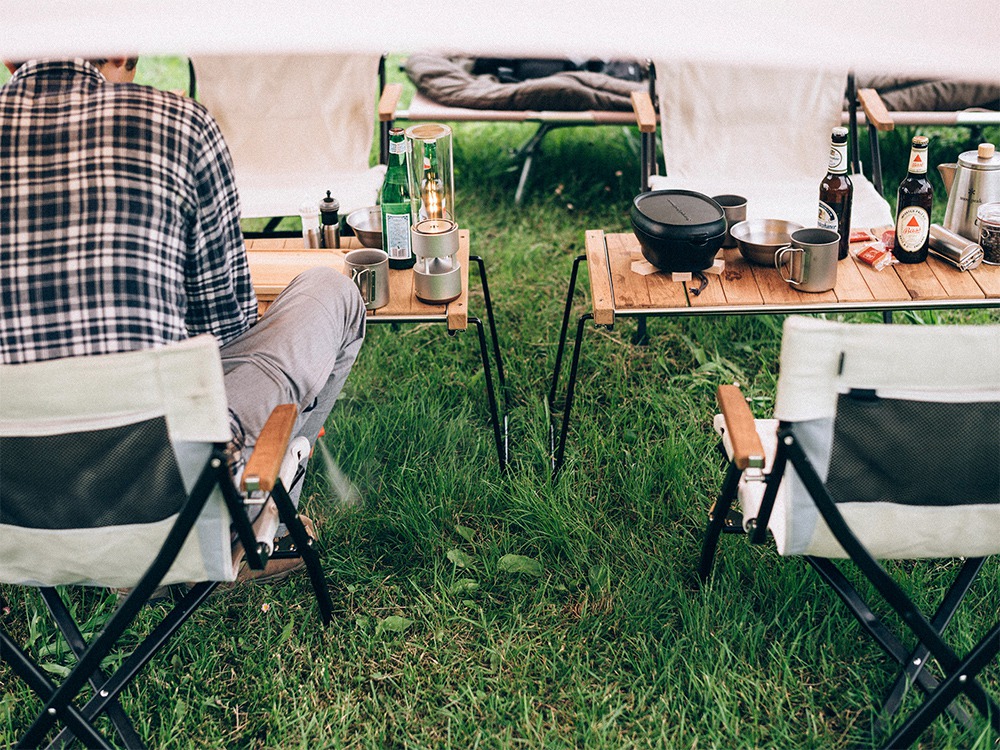 スノーピーク】IGTスリム 使用10回程度 収納袋付 キャンプテーブル