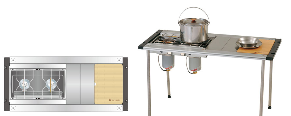 IGT アイアングリルテーブル フレームロング| スノーピーク(Snow Peak)