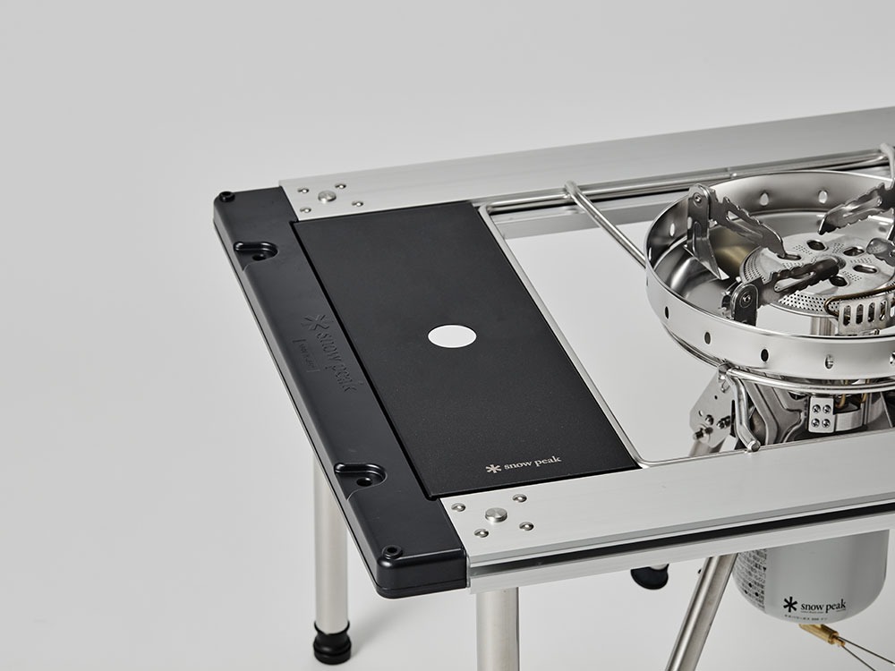 使用2回】スノーピーク 焚火MYテーブル ステンレス トレー付 使用2回