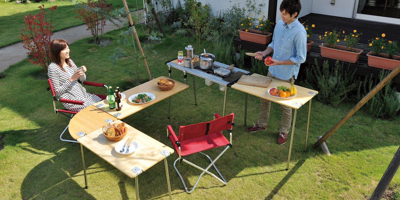 アイアングリルテーブルセット