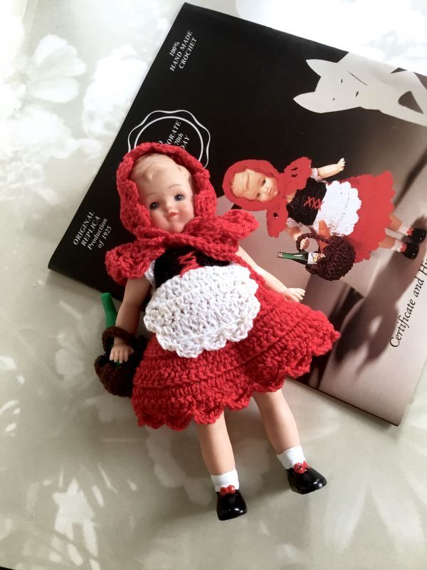 赤ずきんちゃん ニット姿 ヴィンテージドール ドイツ Lissi 限定版