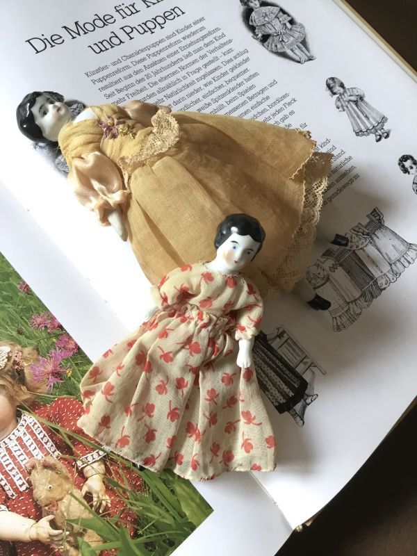 小さなサイズのチャイナヘッドドール 11cm ドールハウス 人形の家