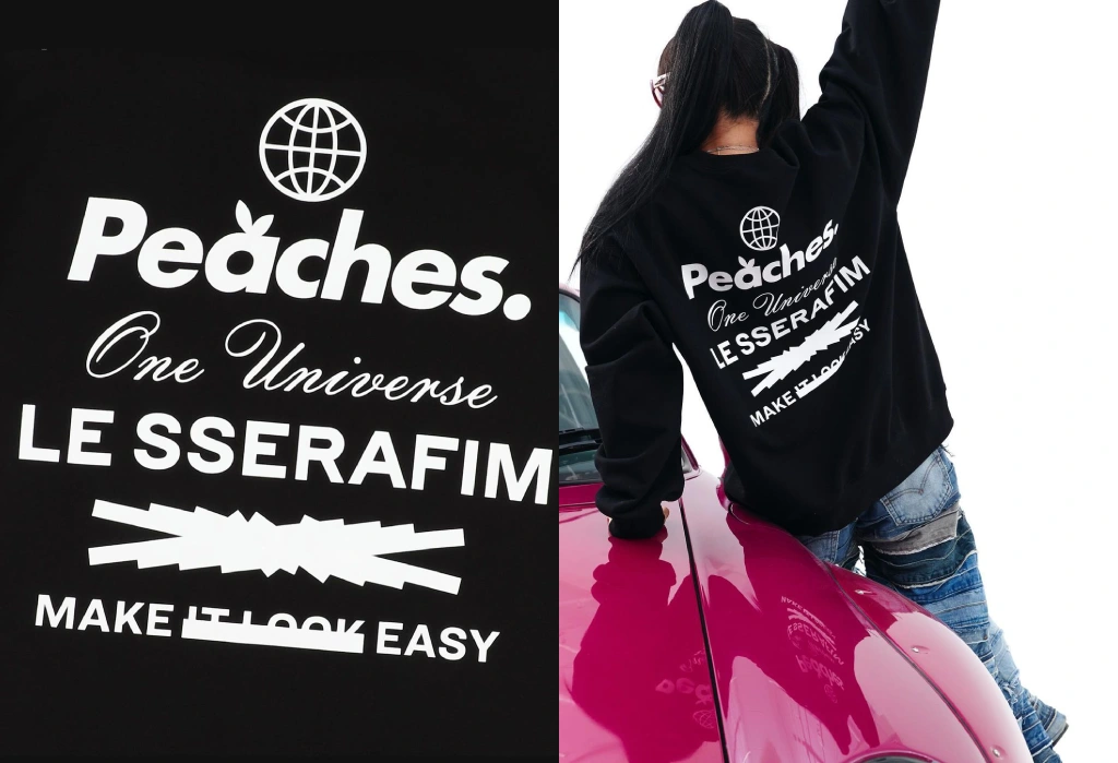 LE SSERAFIM x Peaches.] SWEATSHIRT