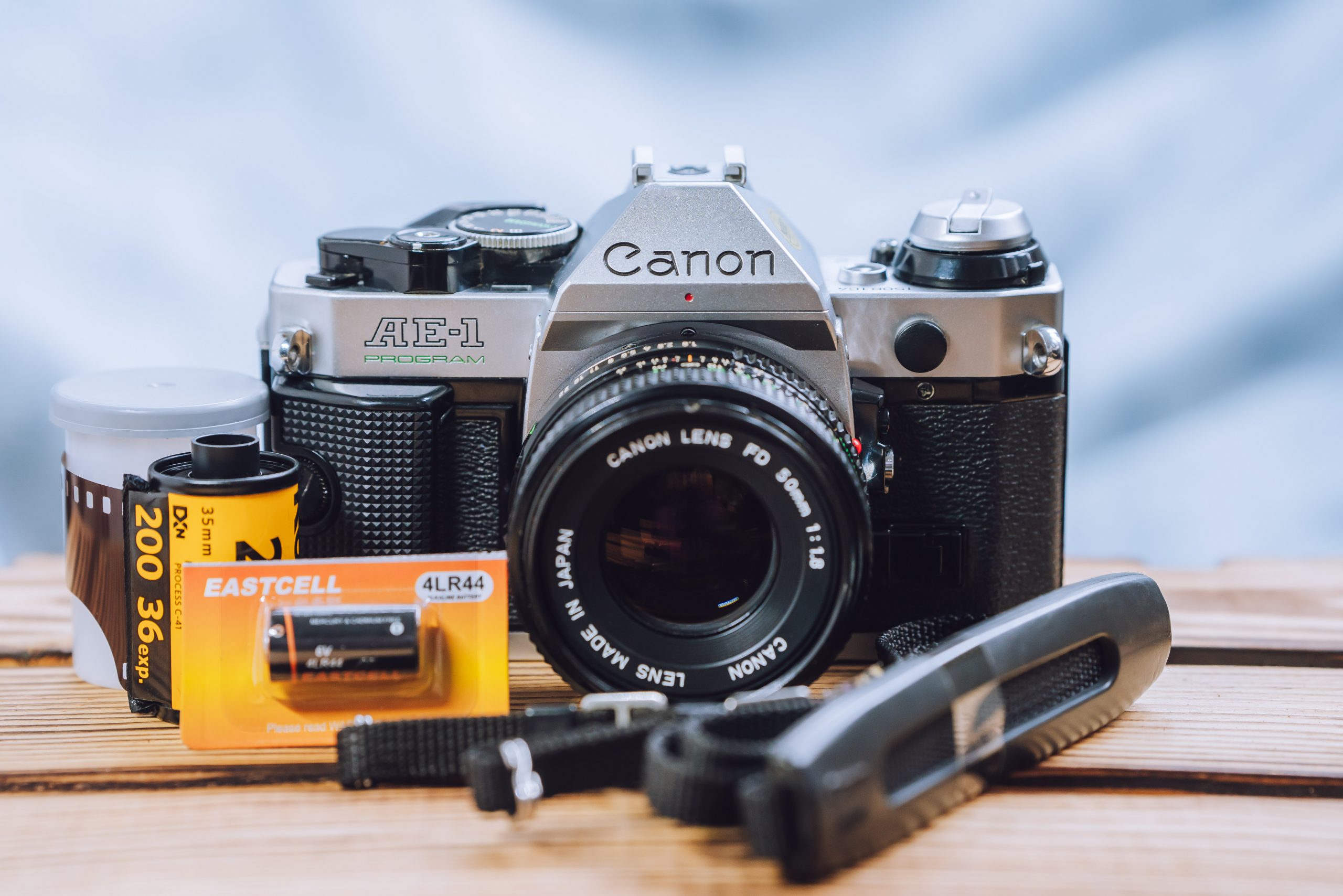 Canon AE-1 Program + 50mm f1.8 SC - SLR 35mm Film Camera