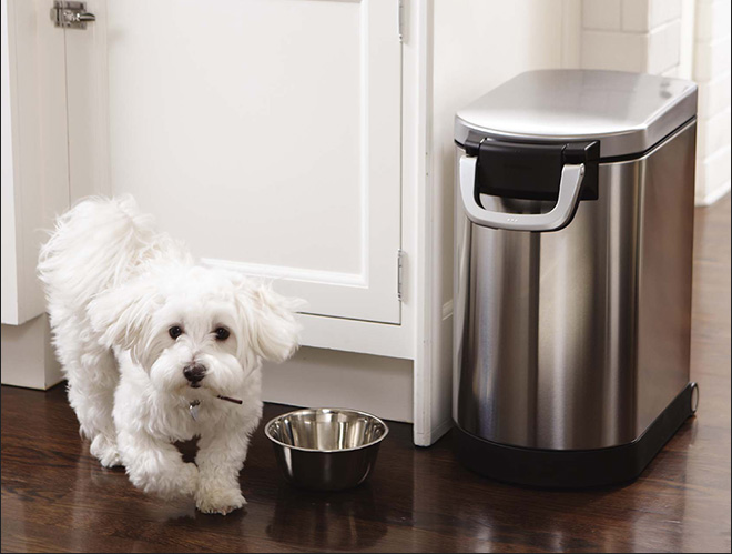 ペットフードストッカー simplehuman ペットフードカン | セレクト