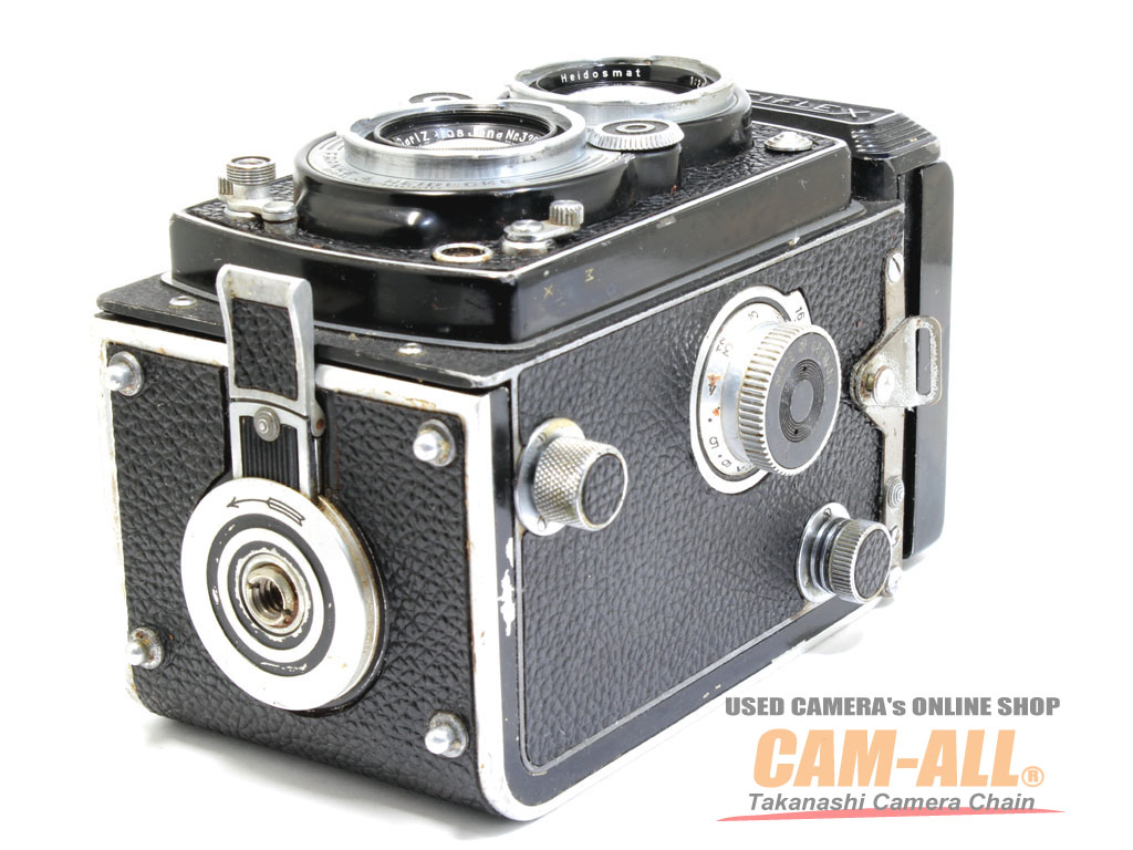 中古 ローライ ローライフレックスMX(テッサー75mm F3.5) 程度：B（並品）