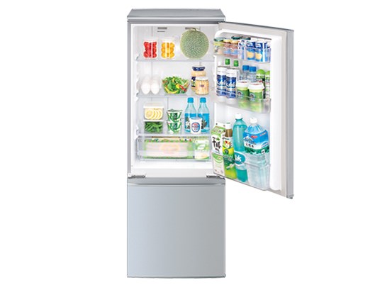 シャープ【SHARP】167L 冷蔵庫 つけかえどっちもドア シルバー系 SJ