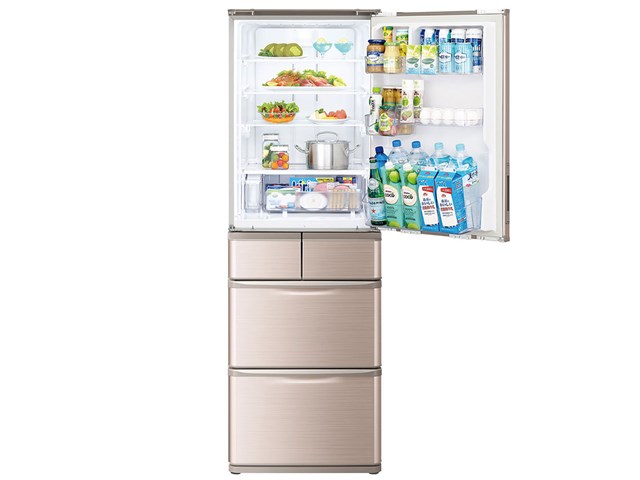 18年製 シャープ 冷蔵庫 5ドア 412L SJ-P411D-H SJ-P411D-H 冷蔵庫