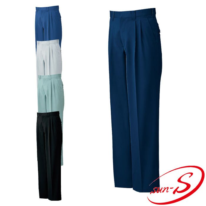 WA20474 ツータックパンツ SUN-S サンエス 秋冬作業服 【メーカー