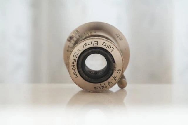 Leica Leitz 最後のエルマー50ミリf3.5用のキャップ Elmar 50mm F3.5