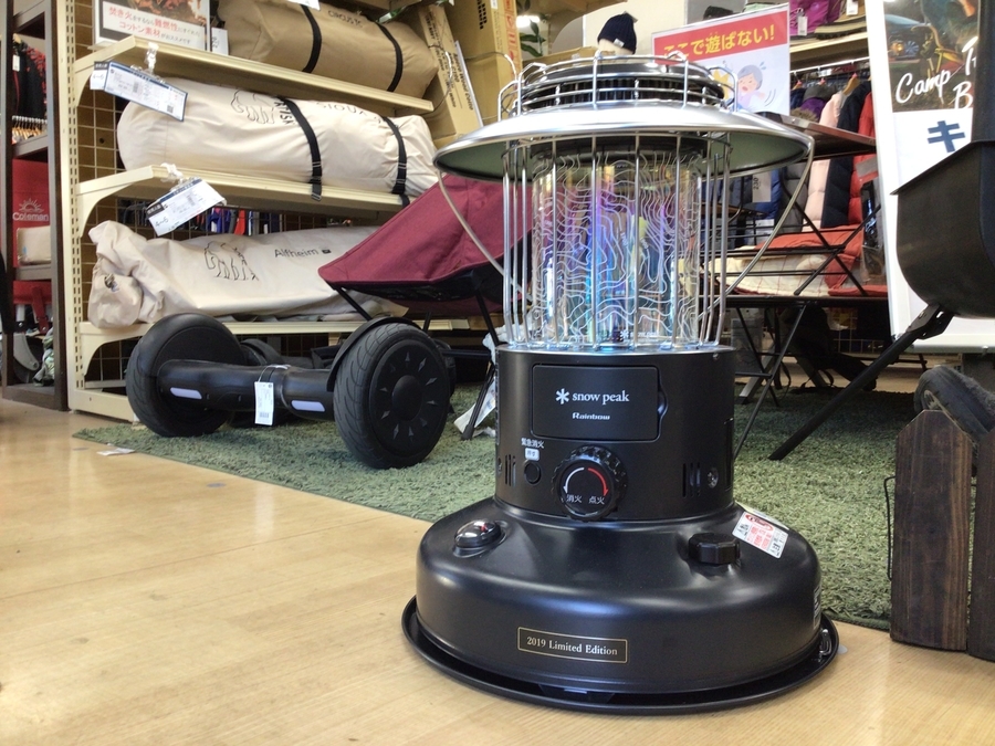 アラジン 石油ストーブ レインボーガラス アウトドア スノーピーク