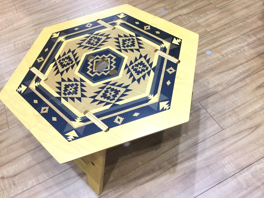 TheArth ヘキサテーブルヘキ次郎ンドル青 TheArth ヘキサテーブルヘキ