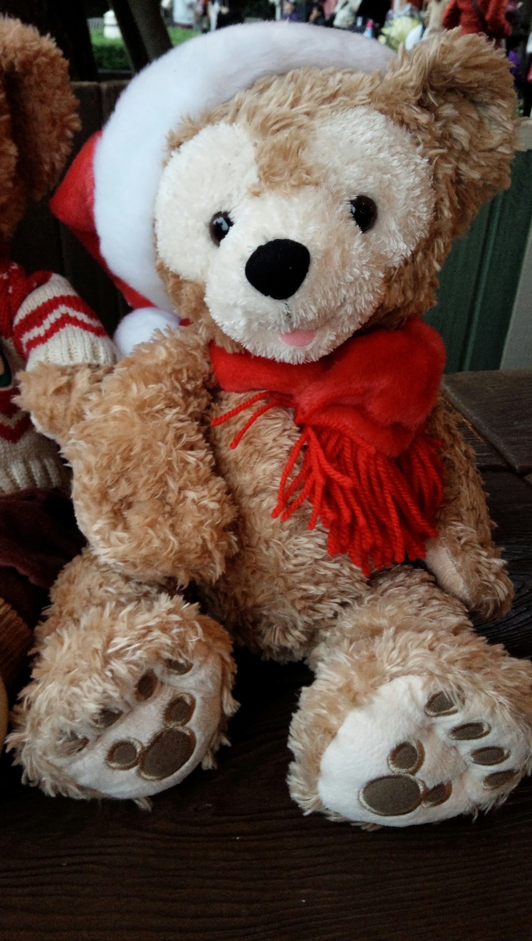 希少☆海外2003バレンタイン限定☆赤ダッフィーディズニーベア 希少