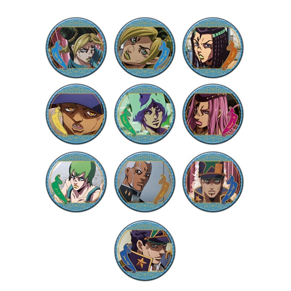 ジョジョの奇妙な冒険 アニメ10周年記念展 ホルホース 缶バッジ