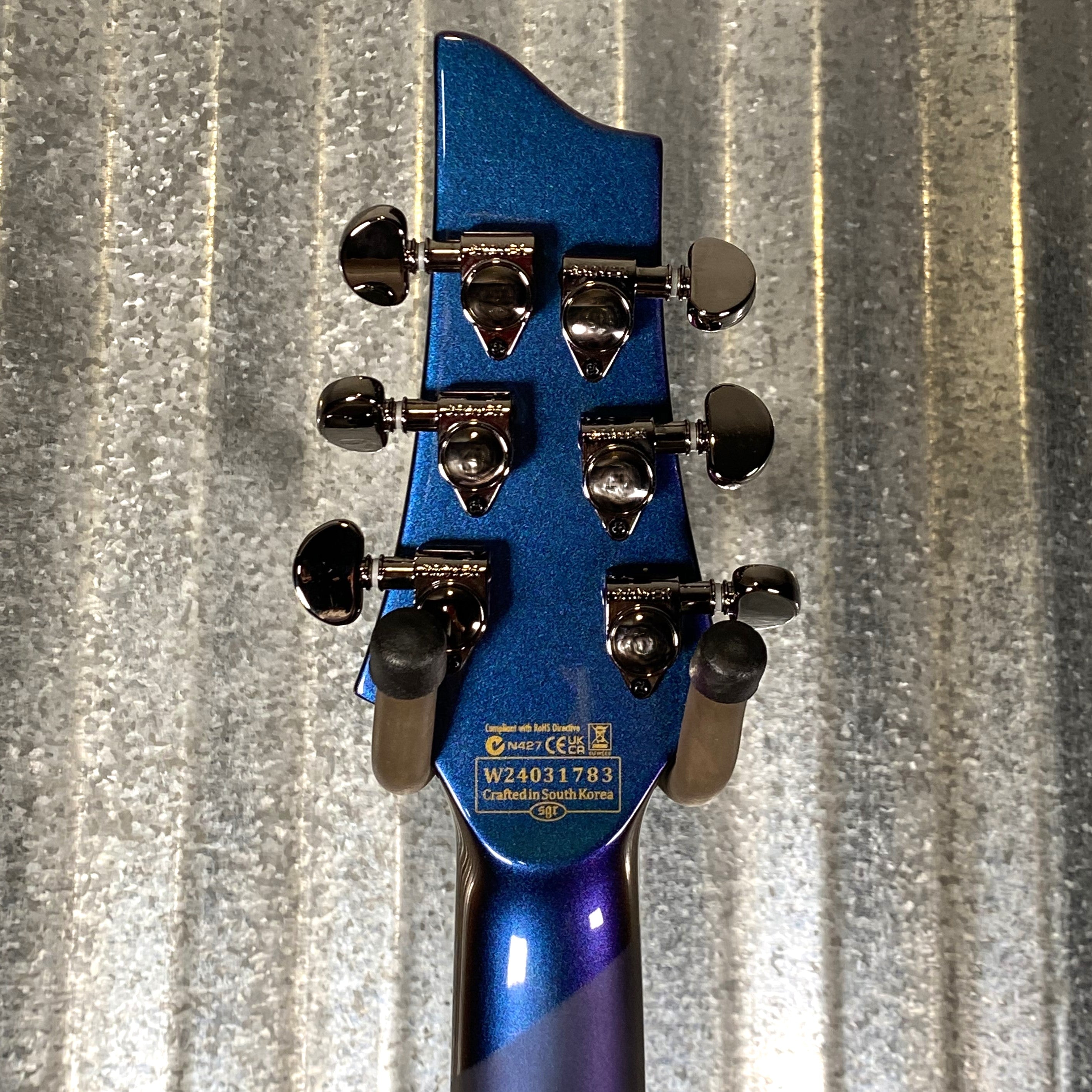 Schecter Hellraiser Hybrid C-1 FR EMG Sustainiac Ultra Violet UV