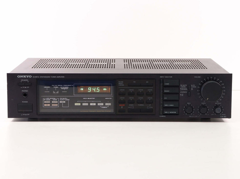 Onkyo TX-80 Quartz Synthesized Tuner Amplifier — SpenCertified