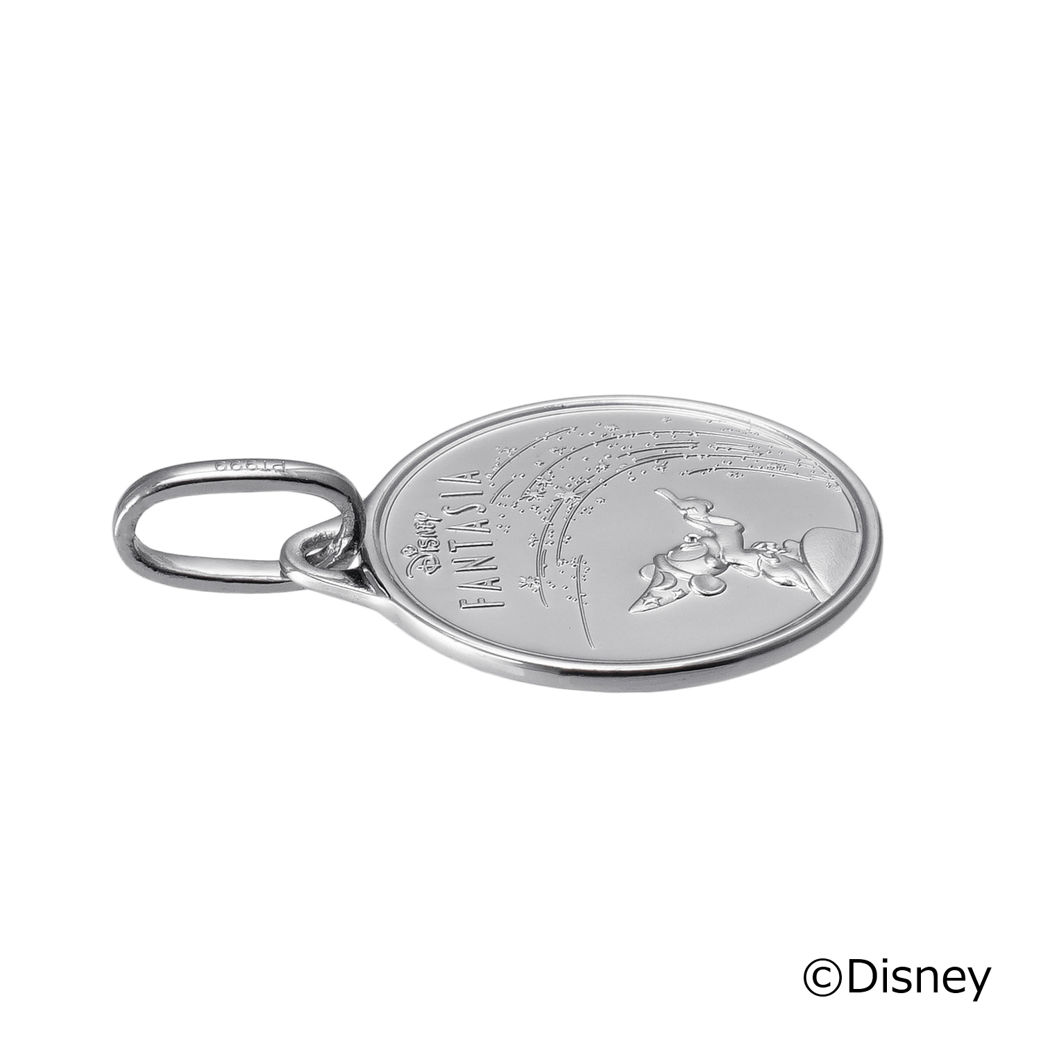 Pt999 純プラチナ メダル ペンダント ディズニー ミッキーマウス