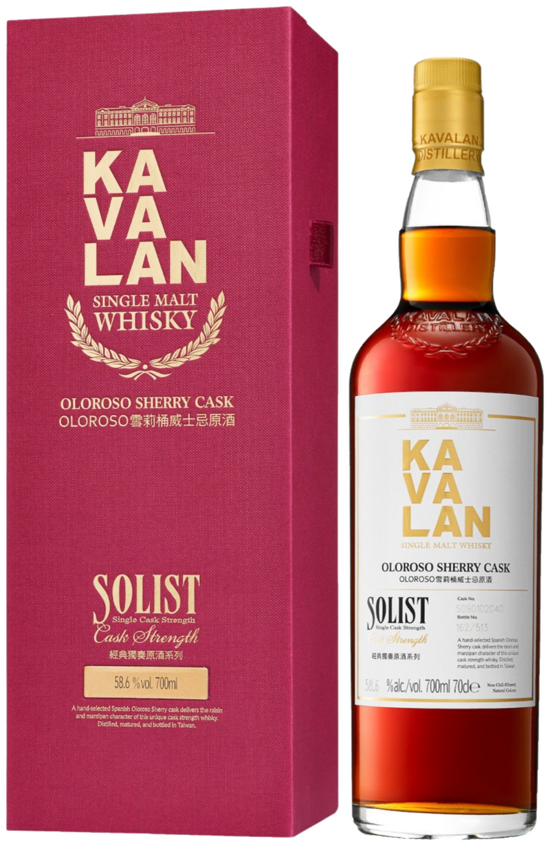 Buy Kavalan Solist 'Oroloso Sherry Cask' + GB 54,8% 70cl. We