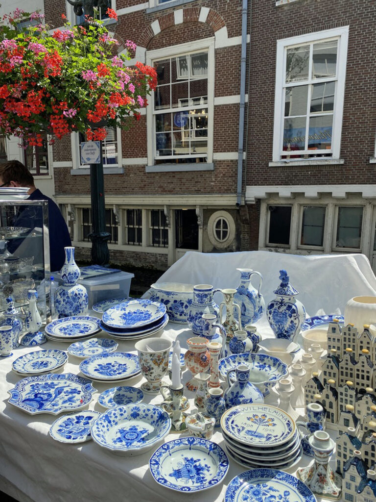 デルフト陶器 手塗り オランダ アンティーク手塗りデルフトタイル 壁