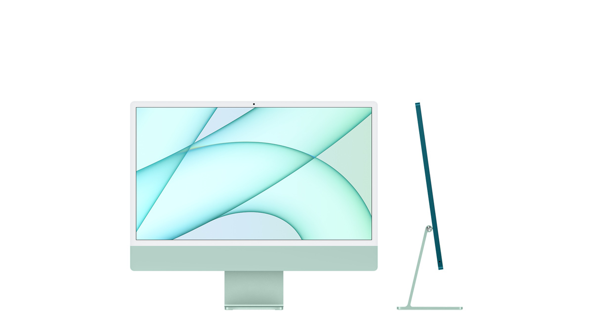 Apple iMac M1 24インチ メモリ16GB 512SSD グリーン Apple iMac M1 24