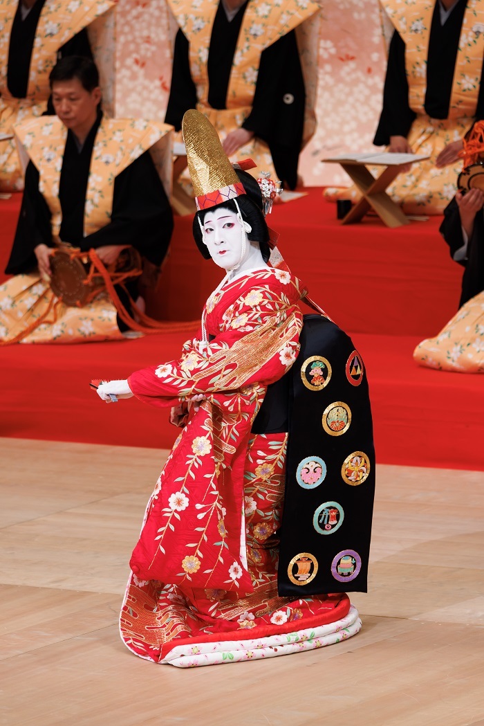 歌舞伎 京鹿子娘道成寺 中村壱太郎 手拭い 年の初めは歌舞伎座