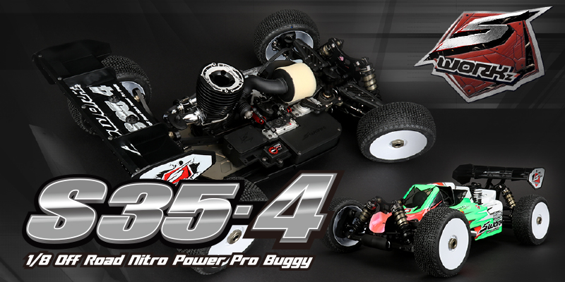SWORKz S35-4 1/8 Off Road Nitro Power Pro Buggy - SWORKz