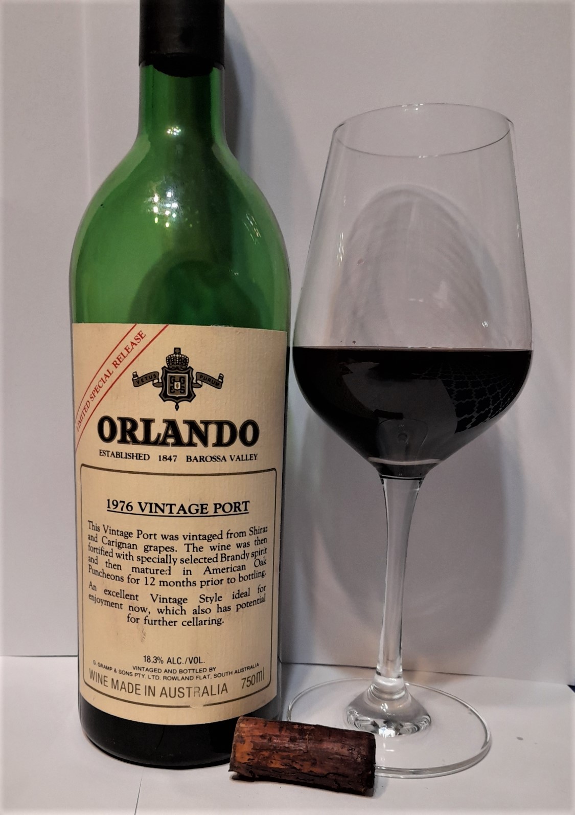 1976 Orlando Vintage Port 18.3% | sweetworldwines