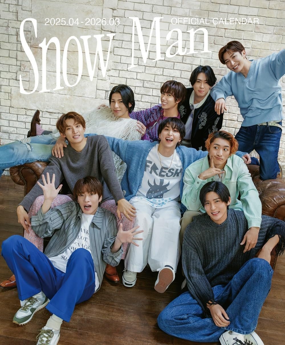 CDJapan : Snow Man Official Calendar 2025.04-2026.03 Snow Man BOOK