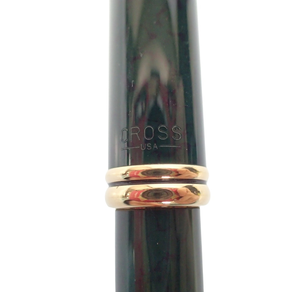 CROSS 万年筆 マーブルグリーン 14K585