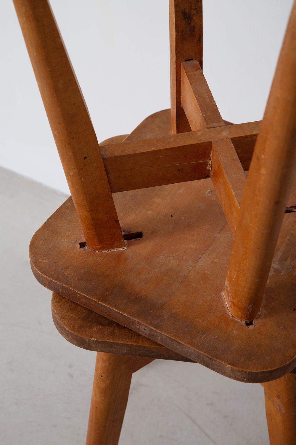 stoop | French Vintage Stool in Wood