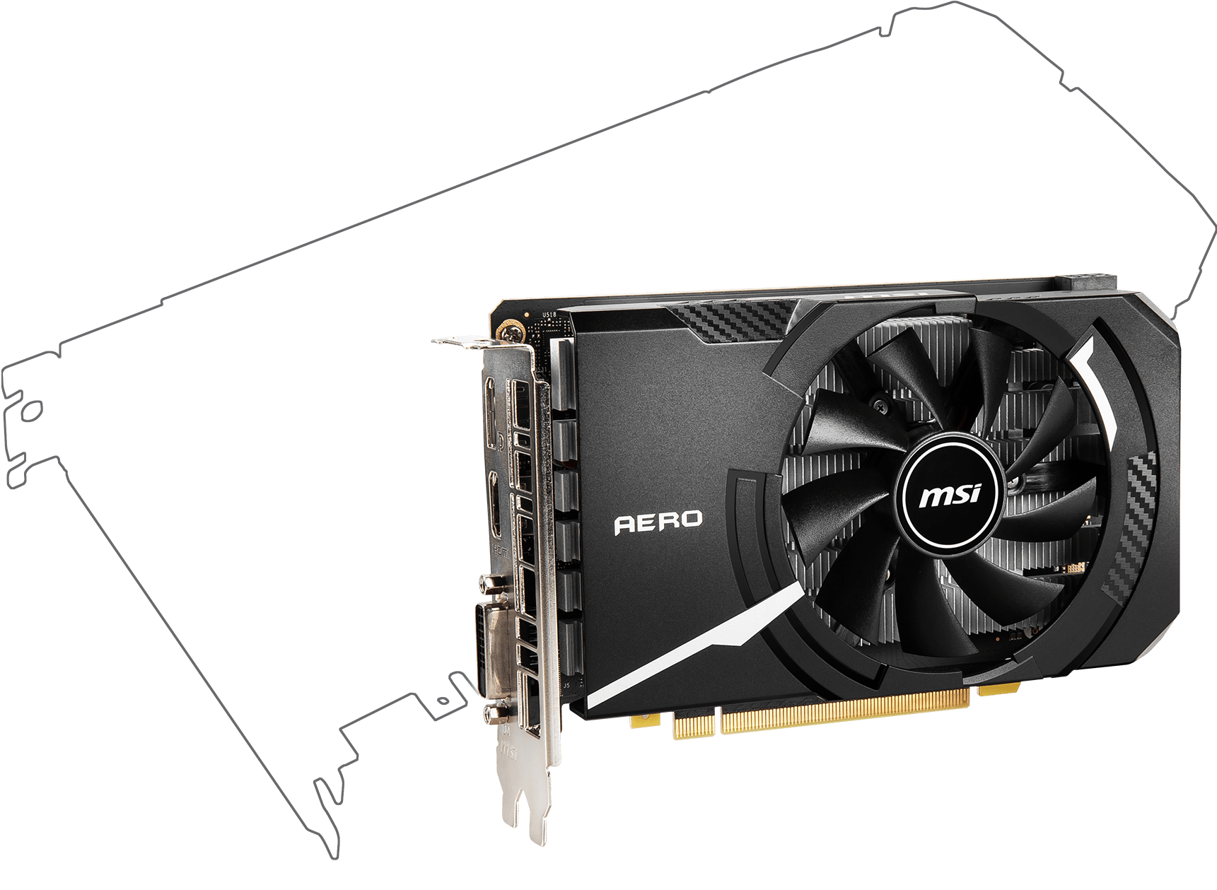 MSI GeForce GTX 1650 D6 AERO ITX OCV1