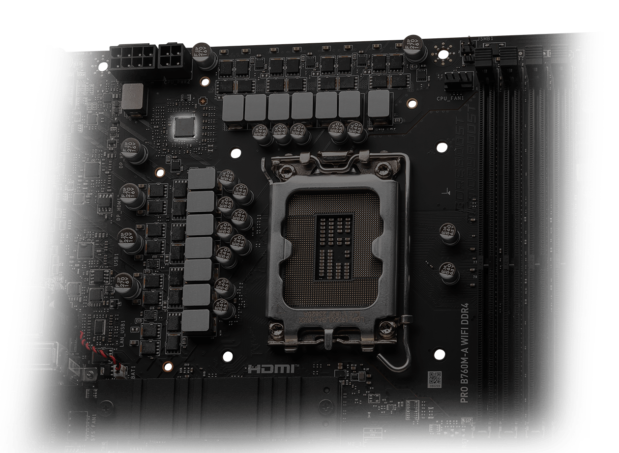 PRO B760M-A WIFI DDR4