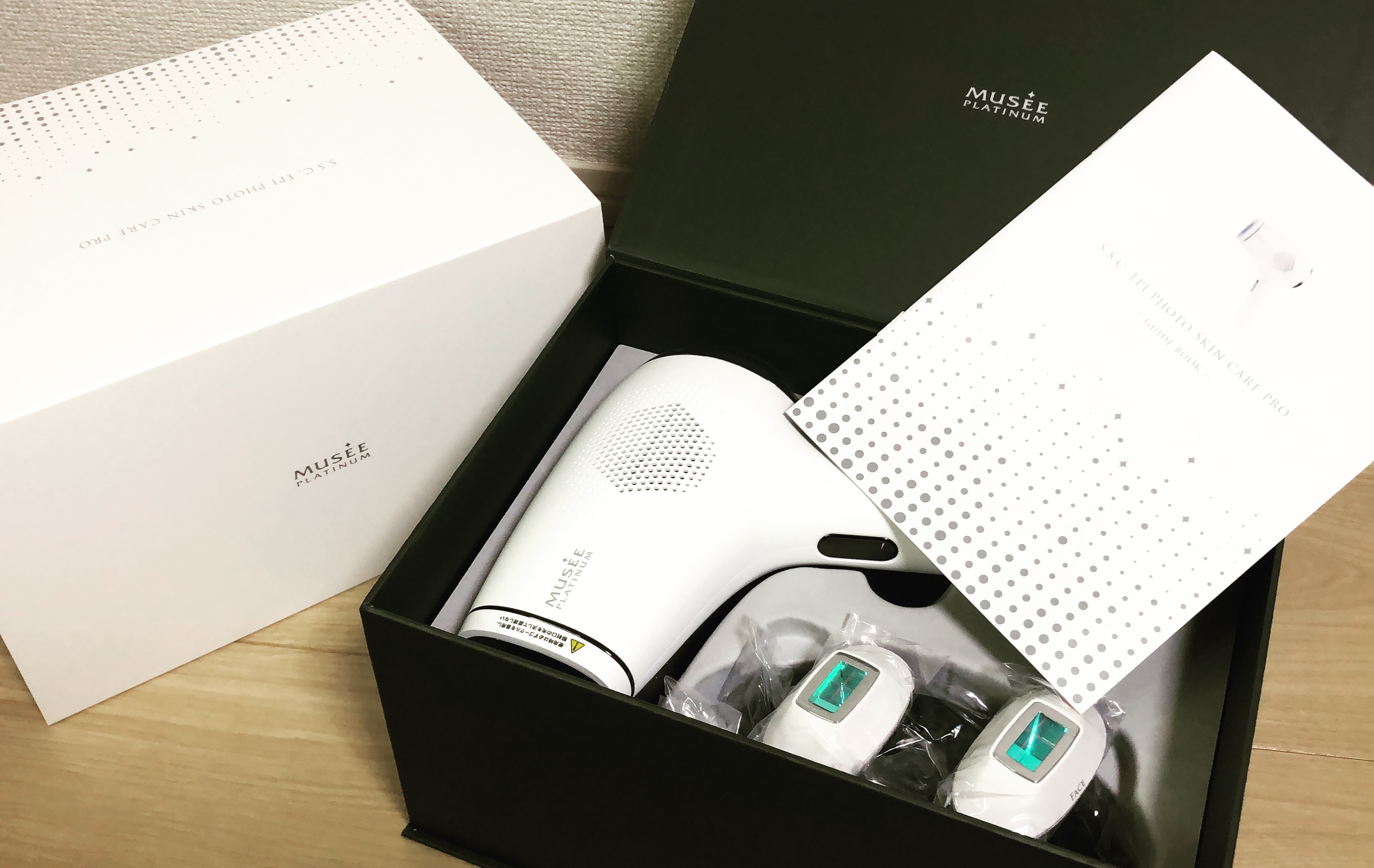 脱毛器 S.S.C. EPI PHOTO SKIN CARE PRO MUSEE PLATINUM(ミュゼ