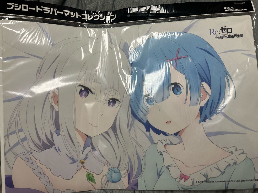 α3 リゼロ はい、今日のパチスロ代！ エミリア スリーブ&プレイマット