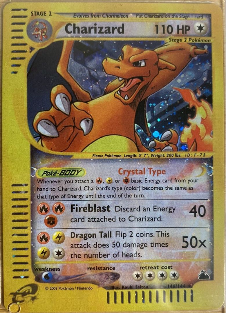 ポケモンカード リザードン クリスタルタイプ 英語版 Pokemon