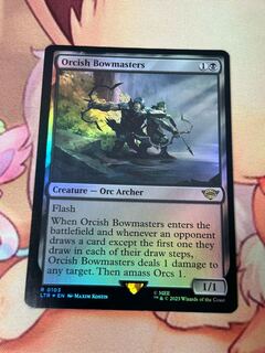 mtg LTR オークの弓使い プレリfoil MTG オークの弓使い 英語版 LTR版