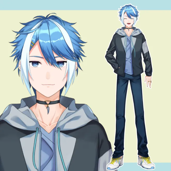 アニメキャラクター イラスト 青色 メ💚 (@zx_xpr0w0) on X