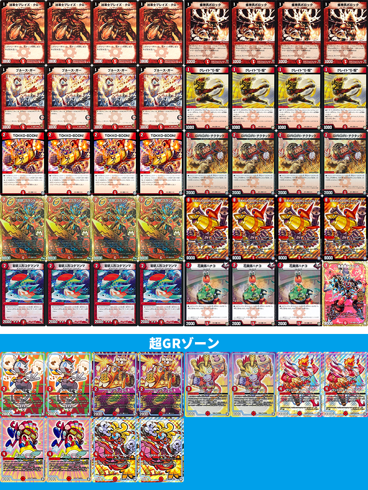 赤単速攻 最速2キル(赤単レッドアウト) デッキ 時代は熱血!!超高速3