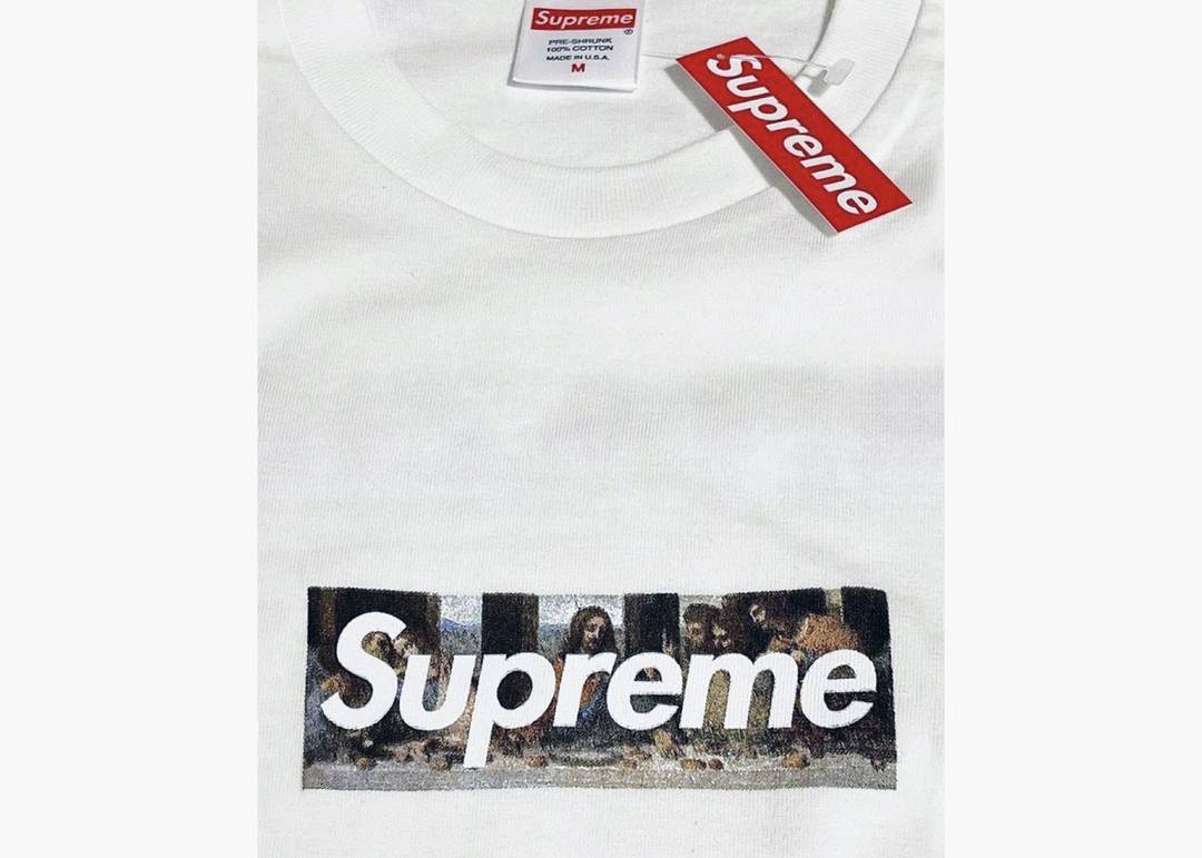 Supreme Milan Box Logo Tee White | Hype Clothinga