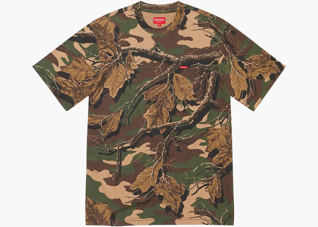 Supreme Small Box Tee (FW22) Branch Woodland Camo | Hype Clothinga