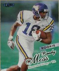 Randy Moss #406 Prices [Rookie] | 1998 Ultra | Football Cards